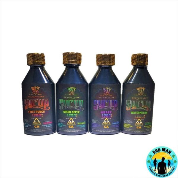 VVS Syrup ULTRA POTENT SOLVENTLESS INFUSED SYRUP 1200mg 4 OPTIONS